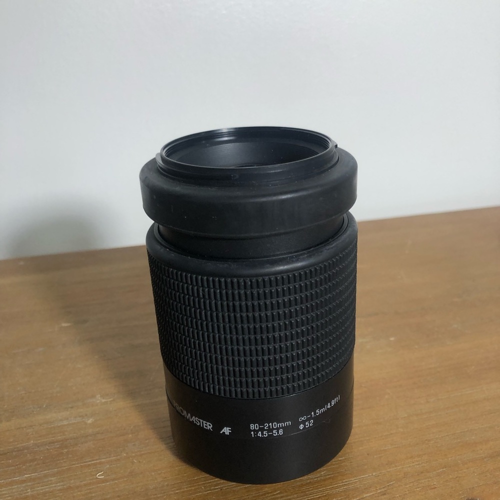 Promaster 80-210 1:45-5.6 052 AF/MF Zoon Lens For Nikon AF